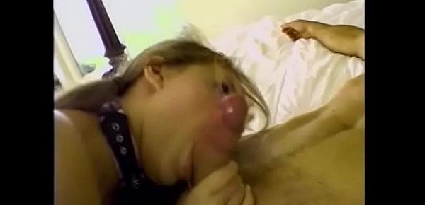  Hot blonde sits on a thick cock grinding it with her pussy
